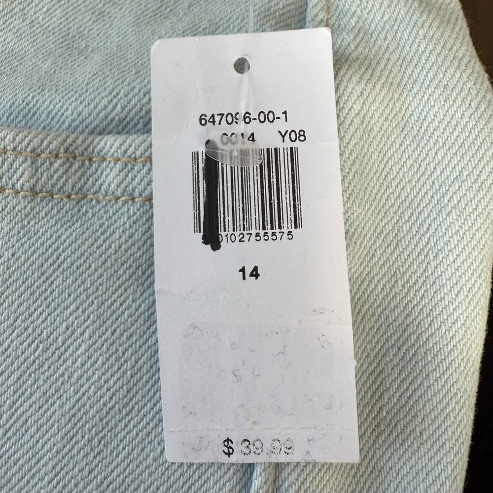 Old Navy Women's Denim High-Rise Button-Fly OG Straight Cut-Off Shorts Size 14 - Picture 11 of 12